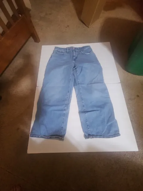 Madewell The Perfect Vintage Wide-Leg Jean Size 29P Blue Wash
