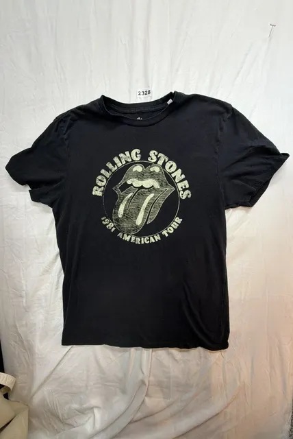 The Rolling Stones 1981 American Tour T-Shirt Size M Black