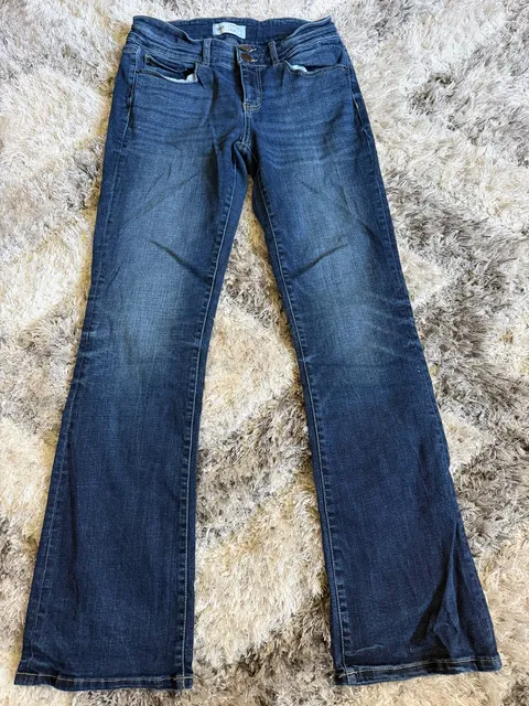 BKE Payton Mid-Rise Bootcut Jeans 28x31.5 Dark Wash