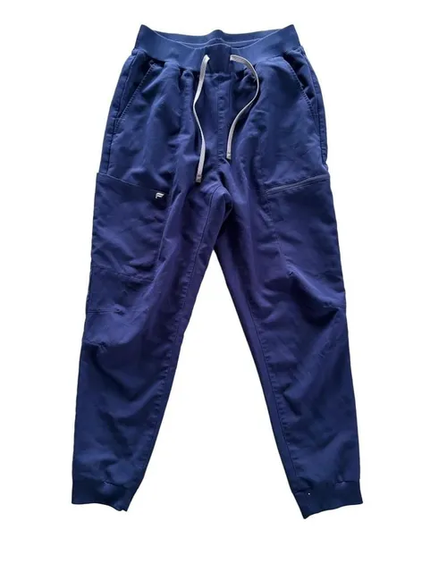Fabletics Jogger Pants Size S Blue Drawstring Athletic