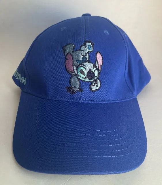 Disney Lilo & Stitch Embroidered Blue Baseball Cap Hat