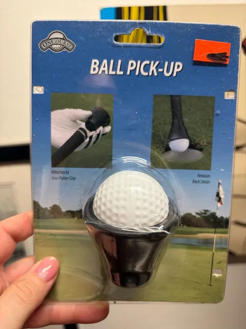 OnCourse Ball Pick-Up Putter Grip Golf Accessory