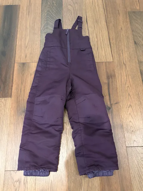 Circo Snow Bib Overalls Size 5T Purple Winter Ski Snowboard Pants