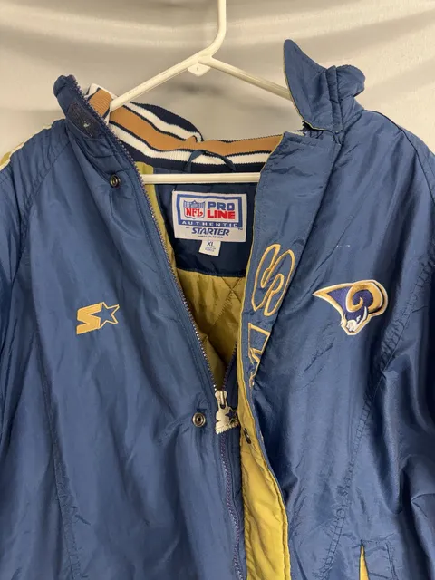 Vintage Starter NFL St Louis Rams Pro Line Heavyweight Winter Jacket Size XL