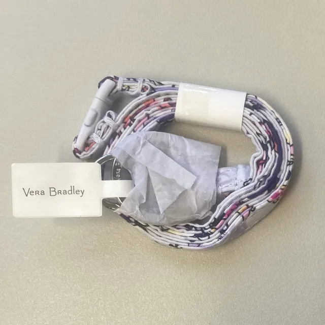 Vera Bradley Iconic Breakaway Lanyard Hummingbird Park NWT