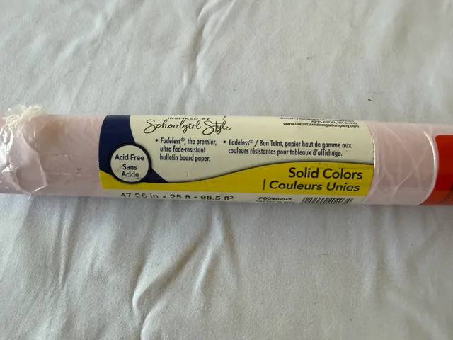 Fadeless Bulletin Board Paper In Pink