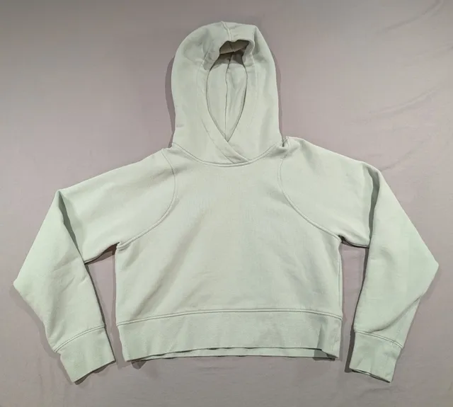 Lululemon Scuba Oversized 1/2 Zip Hoodie Xl Sz S Sage Green Cotton, Super Cute