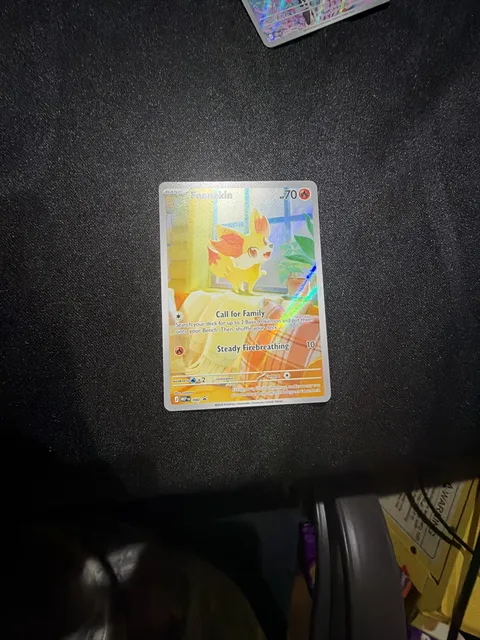 Pokemon Fennekin 080 Mega Evolution Promo Illustration Rare