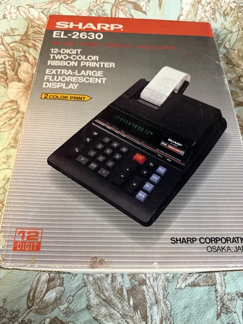 Sharp EL-2630 12-Digit Print/Display Calculator