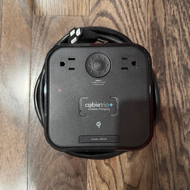 Brandstand CubieTrio+ Wireless Charging Alarm Clock Power Strip