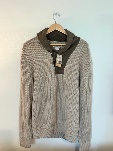 Duluth Trading Co, High-Neck Infantry Grandpa, Cottagecore, Brown, Large