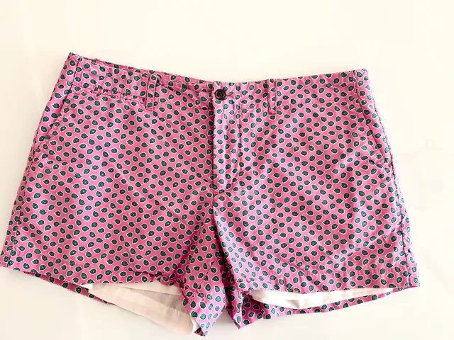 Ralph Lauren Sport Women's Size 10 Pink Floral Geometric Chino Shorts