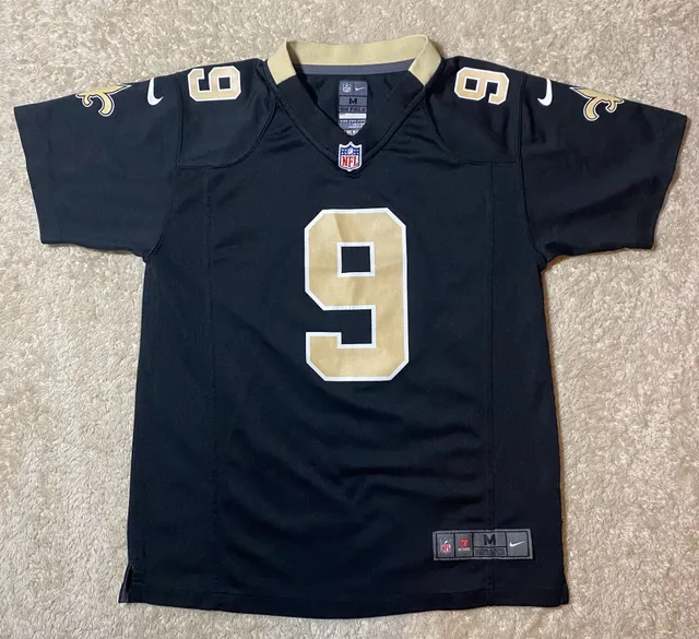 New Orleans Saints Drew Brees #9 Nike On Field Youth Medium 10/12 NFL Jersey