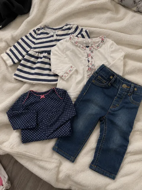 Absorba Baby Girl Outfit Set Size 0-3M