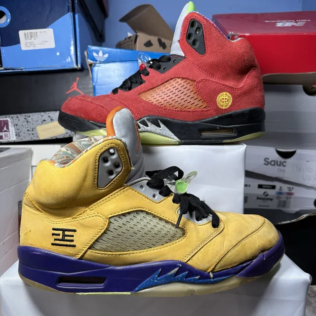Size 9 - Jordan 5 Retro SE Solar Orange
