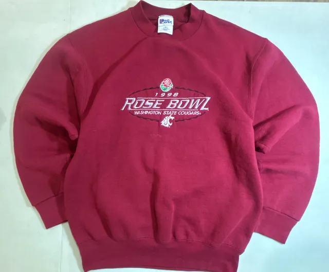 Pro Player Washington State Cougars 1998 Rose Bowl Sweatshirt Size M Vintage