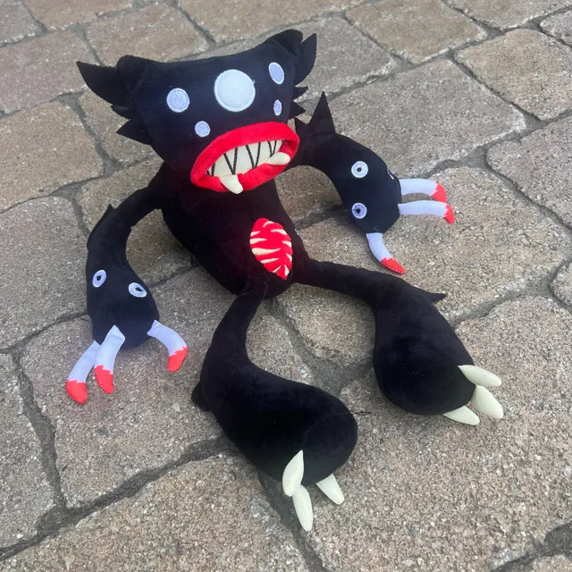 Poppy Playtime Killy Willy Black Monster Plush Toy Soft Stuffed Doll