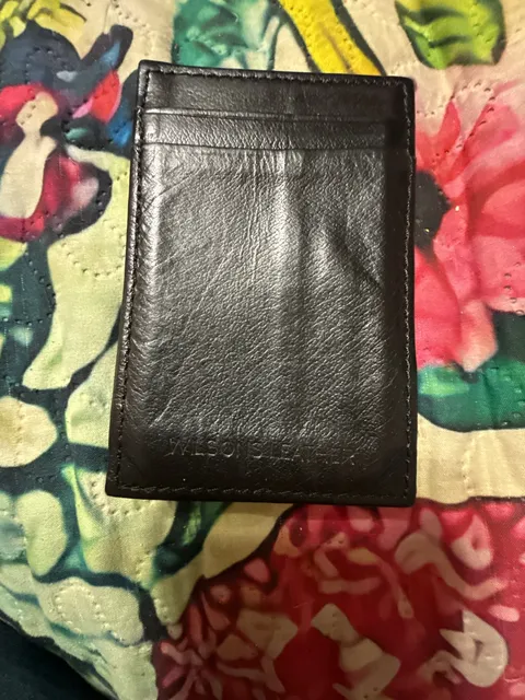 Wilsons Leather Magic Wallet Card Holder Black