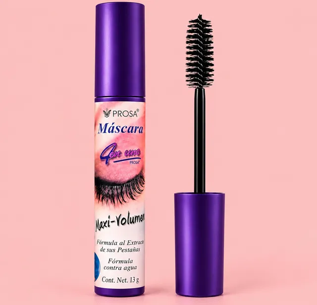 Prosa Maxi-Volumen 4 en 1 Mascara Size 13 g Black Waterproof