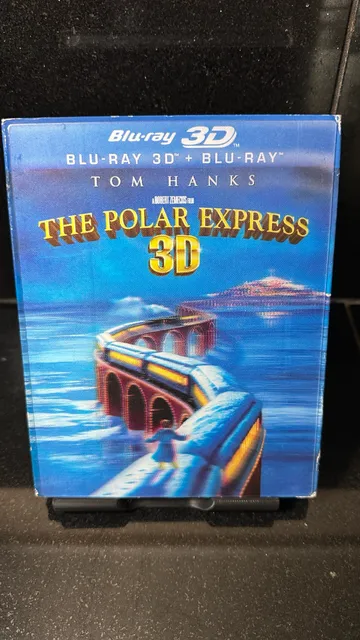 Brand New Warner Bros. The Polar Express 3D Blu-Ray + Blu-Ray Lenticular