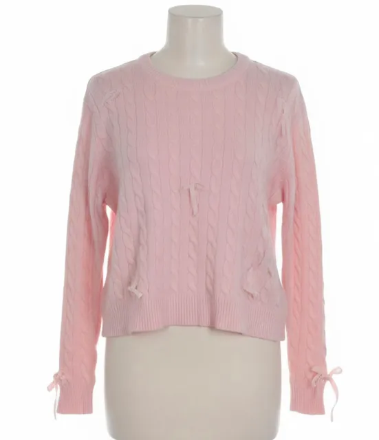  Cable Knit Sweater Size XL Pink