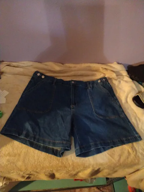 Luvamia Denim Shorts Blue