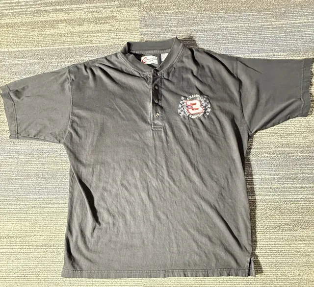 Competitors View Dale Earnhardt Sr #3 Polo Shirt Size XL Black
