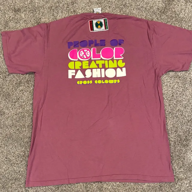 Cross Colours People Of Color Creating Fashion Size M T-Shirt