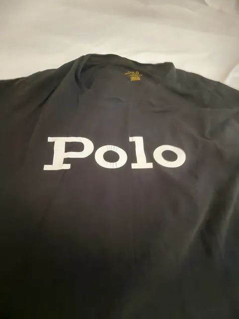 Polo Ralph Lauren Logo T-Shirt Size L Black