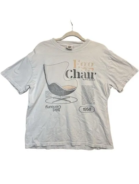 Vintage Graphic Egg Chair Men’s T-Shirt Arne Jacobsen 1958