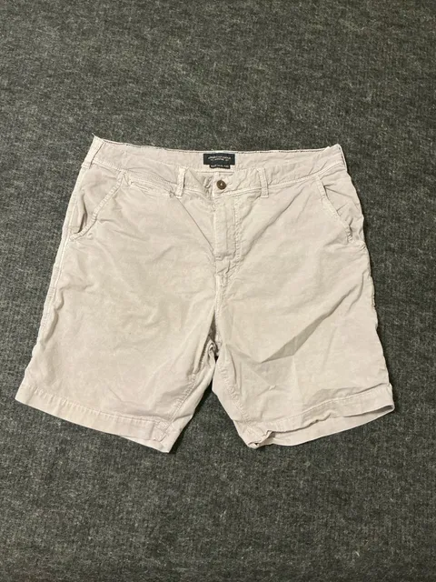 American Eagle Next Level Flex Shorts Mens Size 38 Beige Chino