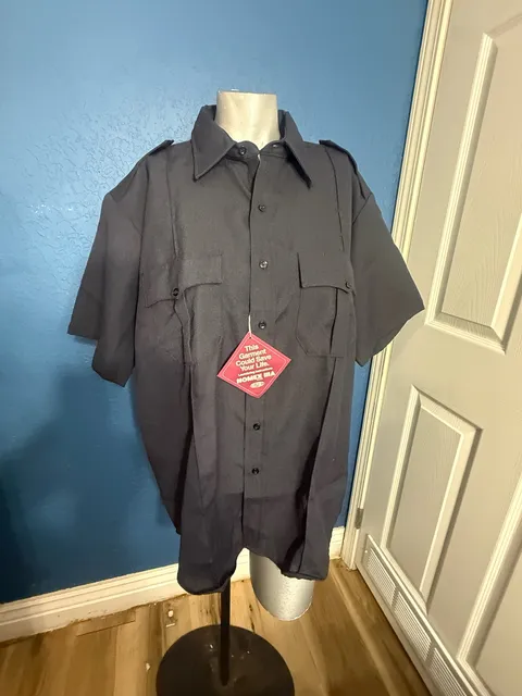 Lion Apparel Nomex IIIA Flame Resistant Shirt X-Large Dark Navy New With Tags NOS Deadstock