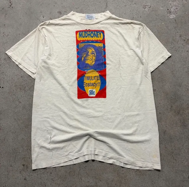 All Sport Mudhoney Stimulates Ecstasy T-Shirt Size XL 90s Vintage