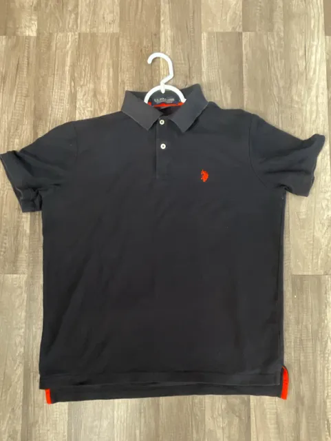 U.S. Polo Assn. Ultimate Pique Polo Size L Black