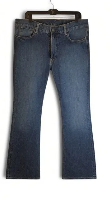 Polo Ralph Lauren Bootcut 750 Size 36x32 Blue Jeans