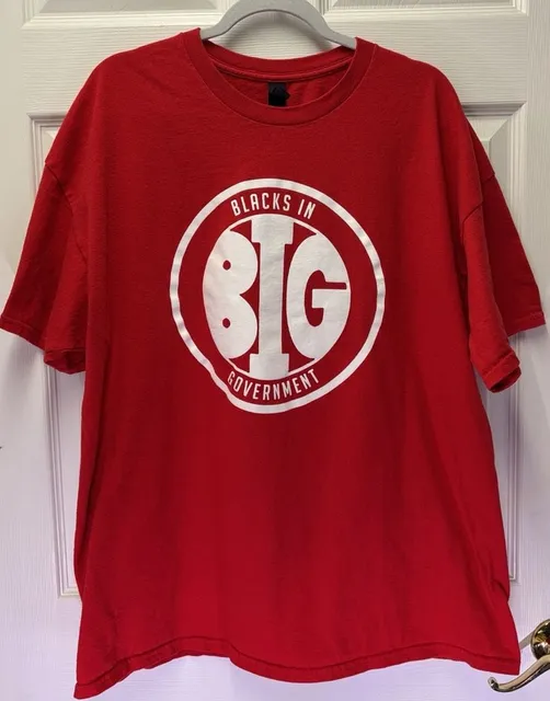 Blacks In Government T-Shirt Red