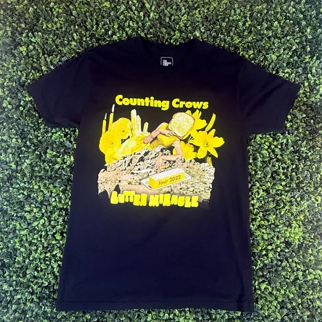 The Thread Shop Counting Crows Butter Miracle Tour 2022 T-Shirt Black