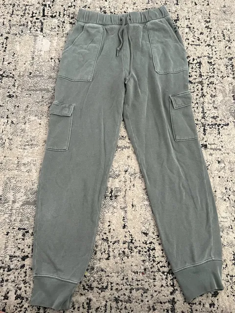 PINK Victoria's Secret Cargo Sweatpants Size S Green