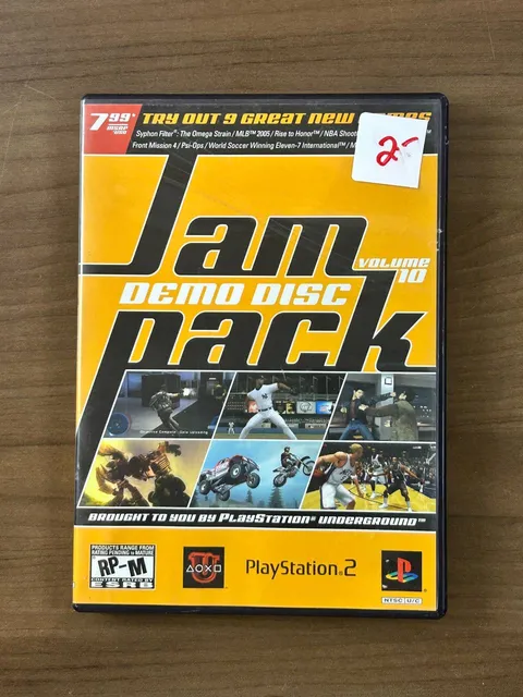 PlayStation Underground Jampack Volume 10 Demo Disc PS2 Sony NTSC-U/C