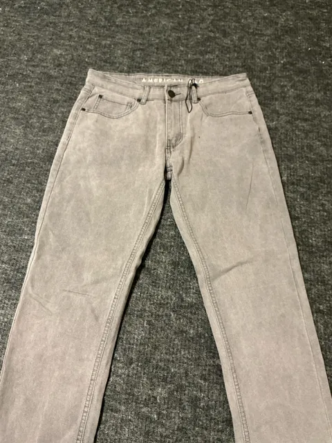 American Rag Slim Jeans Womens Size 30x30 Color Gray 5 Pockets Design 