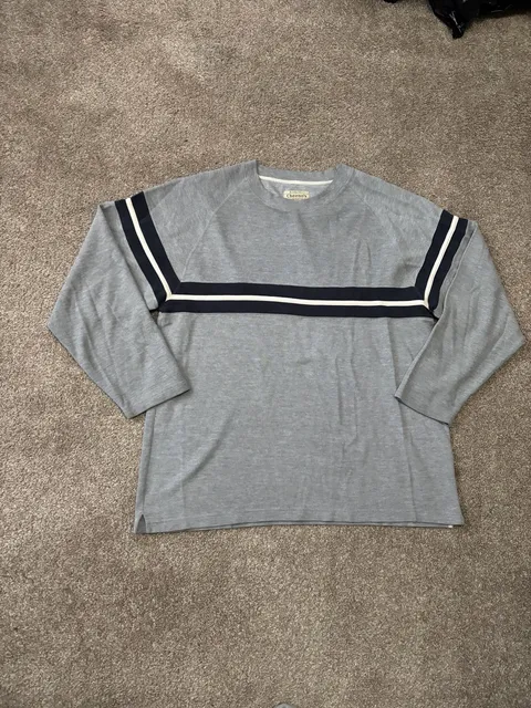 Early 2000s Cheeno's Striped Long Sleeve Thermal Shirt Size 3XL Gray