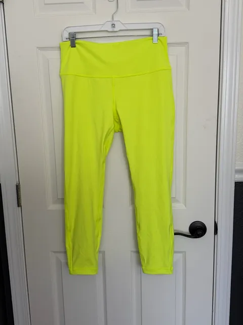 Lululemon Align Leggings Size 12 Neon Yellow