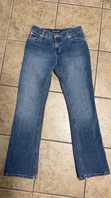 GUESS Jeans Womens Size 28 Blue Denim Straight Leg 100% Cotton Y2K Vintage S6