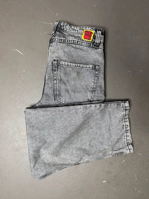 Empyre Loose Fit Jeans Size 30 Grey Scramble Skate Denim