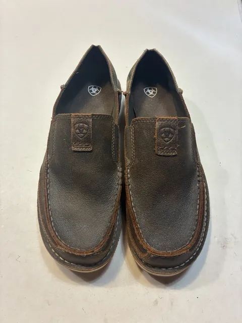 Ariat Cruiser Slip-On Shoes Brown Leather Camo Accents
