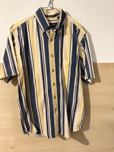 Trader Bay Striped Short Sleeve Button Down Shirt