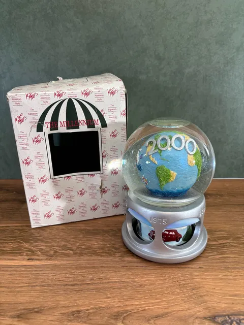 Vintage Lord & Taylor The Millennium Snow Globe