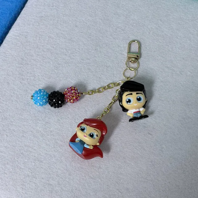 Disney Little Mermaid Ariel and Prince Eric Bag Charm