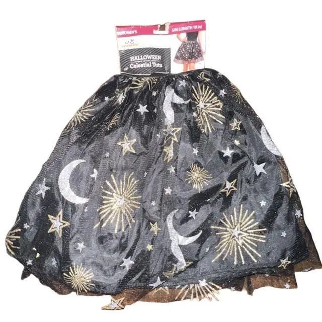 Celebrate! Celestial Tutu Skirt Size S/M Black