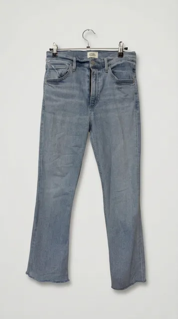 Citizens of Humanity Isola Cropped Boot Jeans Size 27 Light Wash